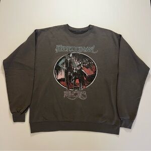 Vintage Fleetwood Mac Graphic Men's Crewneck Sweatshirt